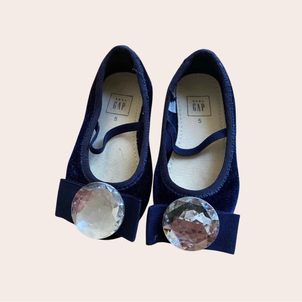 Baby GAP Vevet Flats with Diamond